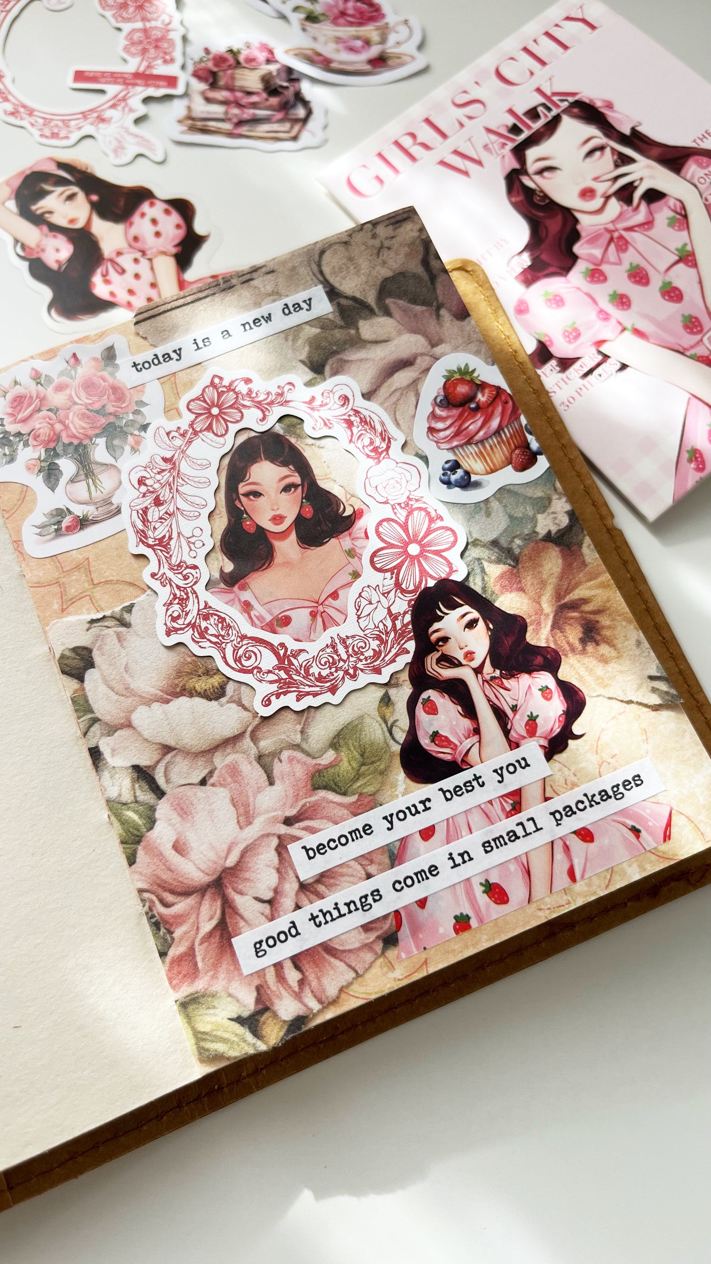 Strawberry Girl Spread Material Pack