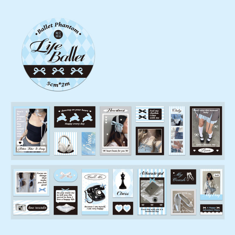 Ballet Love Stickers Roll