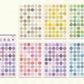 Colorful Dot Sticker Sheets