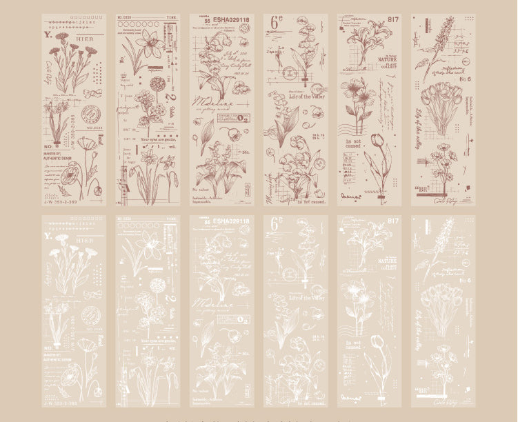 Plant Collection Translucent Deco Paper