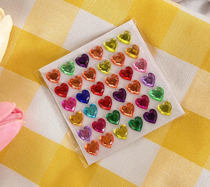Heart Diamond Stickers