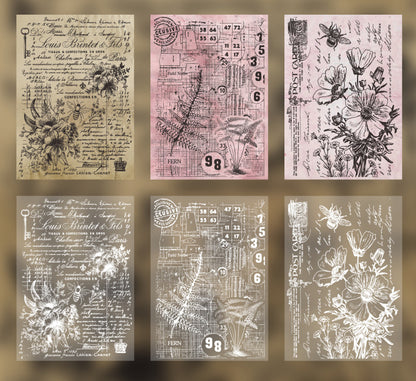 Fragment Series Retro Papers