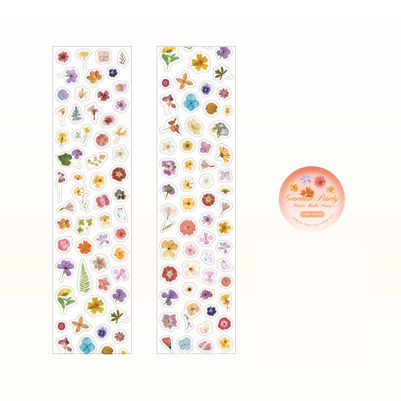 Small Flowers Sticker Roll