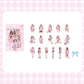 Dopamine Girl PET Stickers