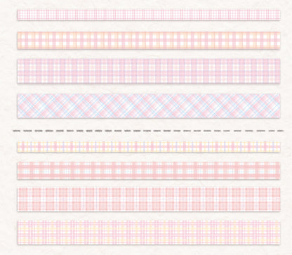 Plaid Washi Tape Set