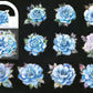 Blue Love Series PET Stickers