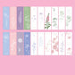 Flower Embossed Bookmark Pack