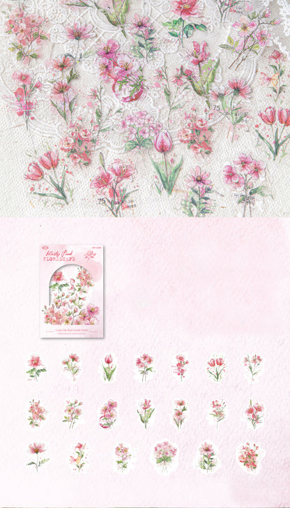 Flowers PET Stickers