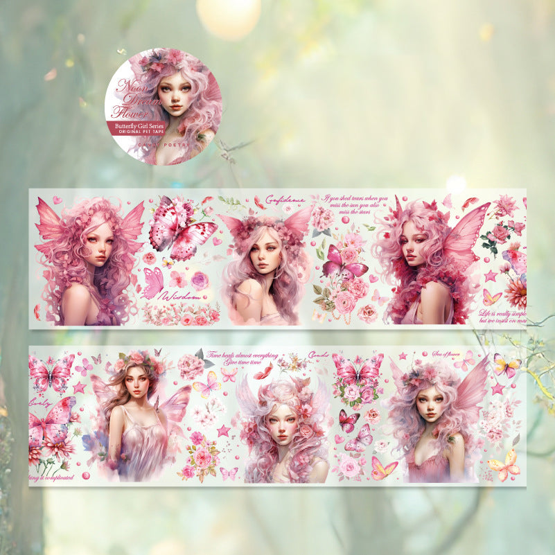 Butterfly Girl PET Tape