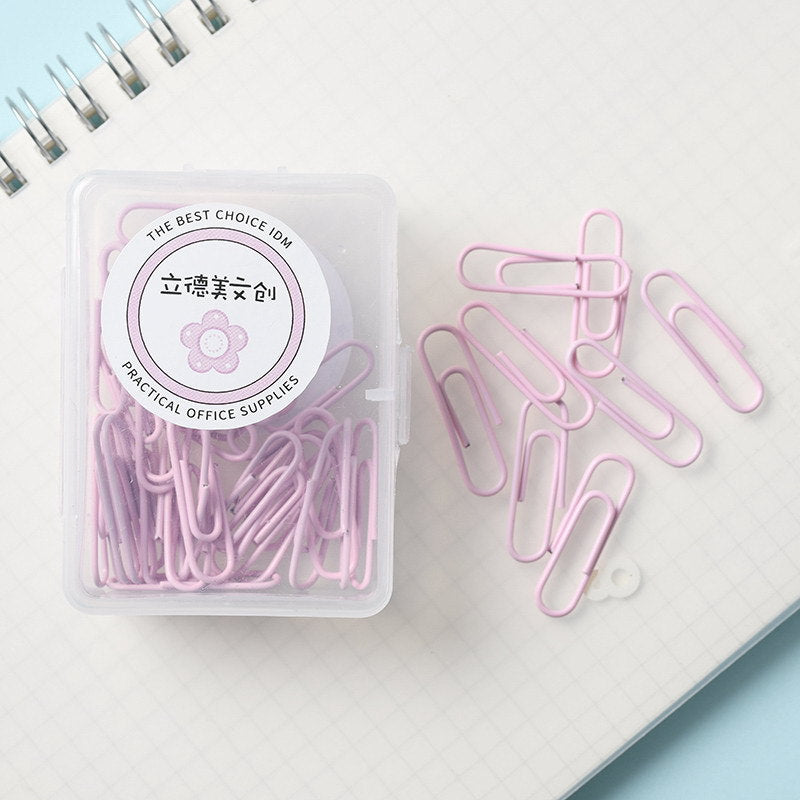 Macaron Paper Clips Box