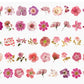 Poetry Love Flowers PET Stickers Box
