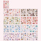 Retro European Stickers Book