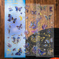 Butterfly Gilded PET Sticker Sheets