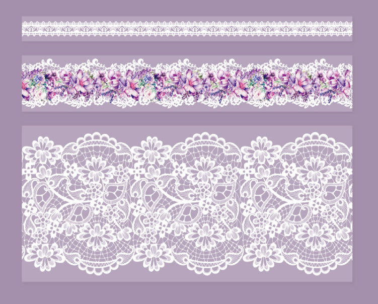 Flower Times Lace PET Tape Set