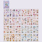 Retro European Stickers Book