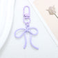 Bow Metal Keychain