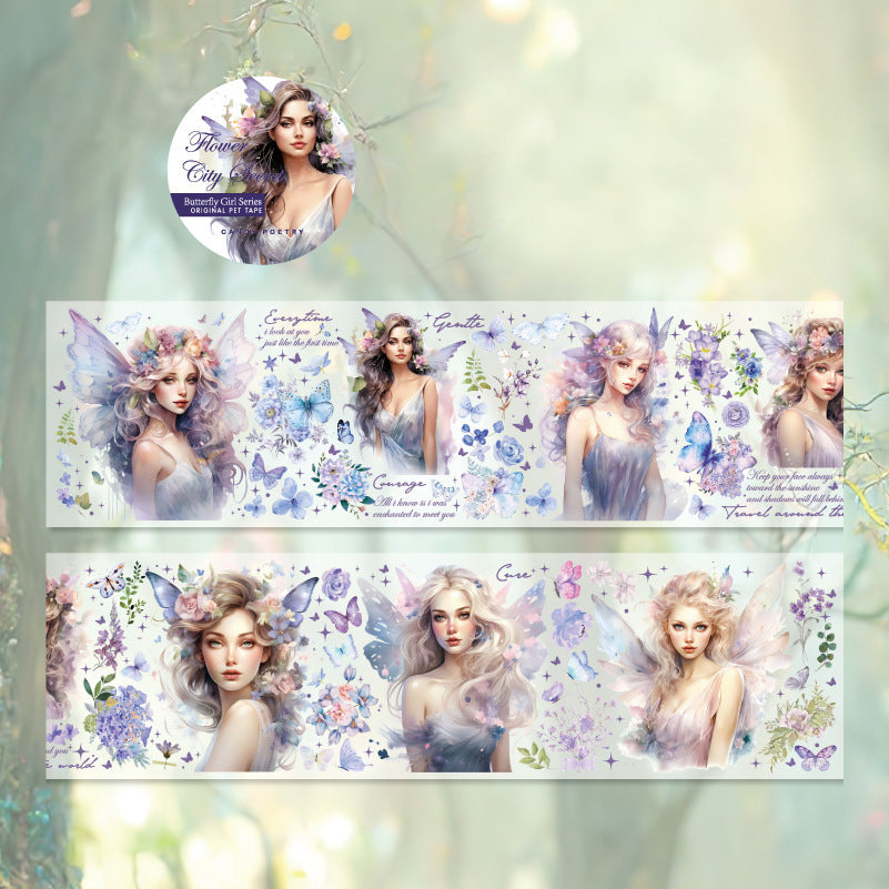 Butterfly Girl PET Tape
