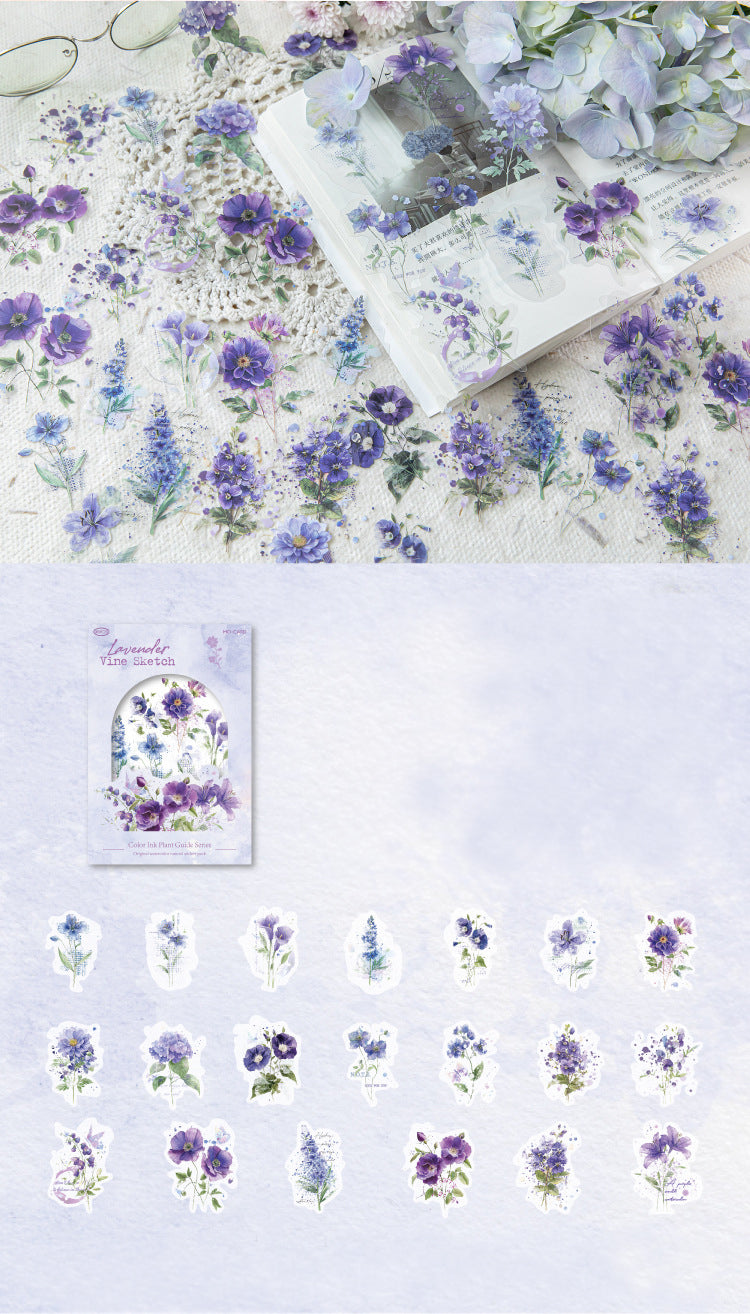 Flowers PET Stickers