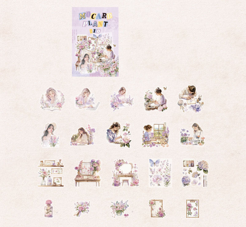 Mocard Plant Series PET Stickers