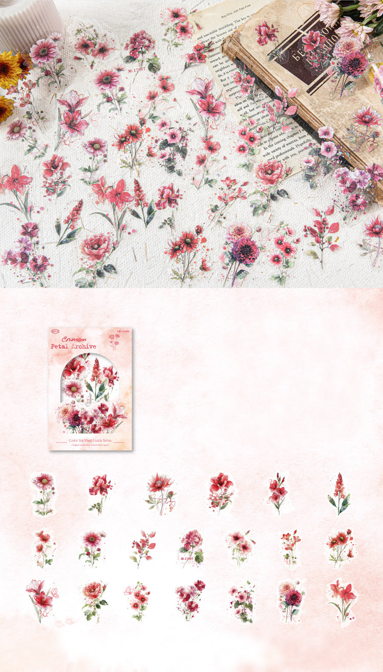 Flowers PET Stickers