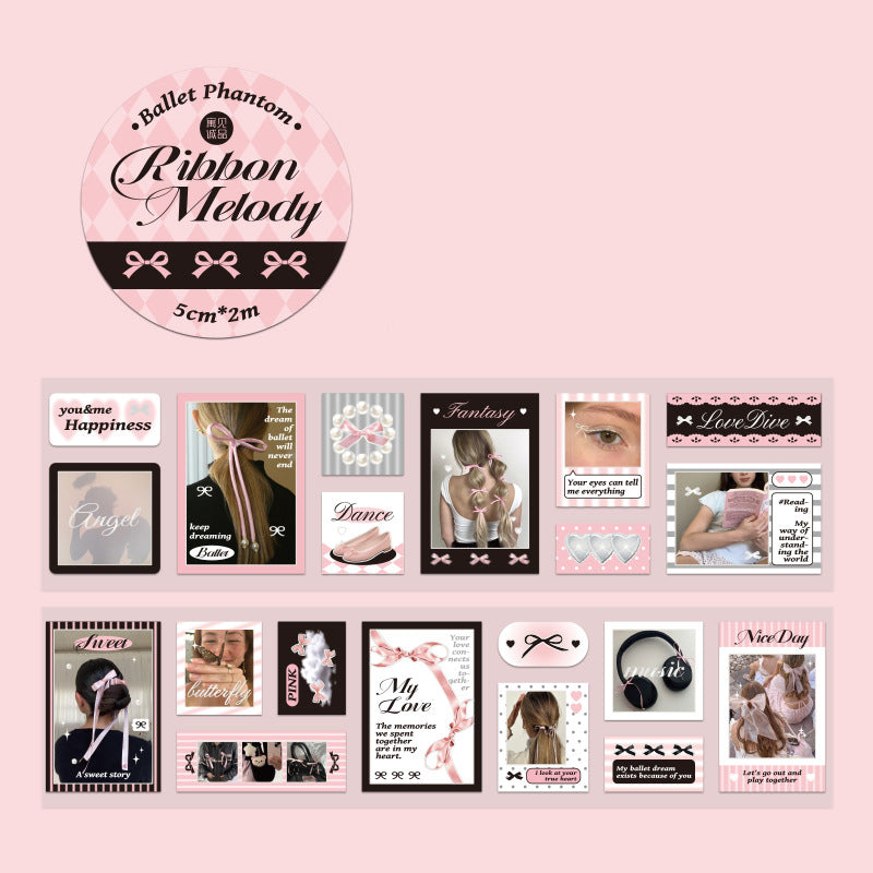Ballet Love Stickers Roll