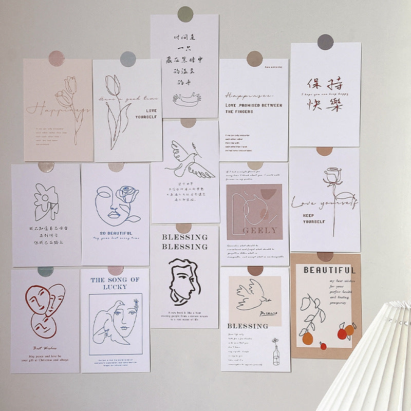 Embrace Drawings Wall Deco Cards