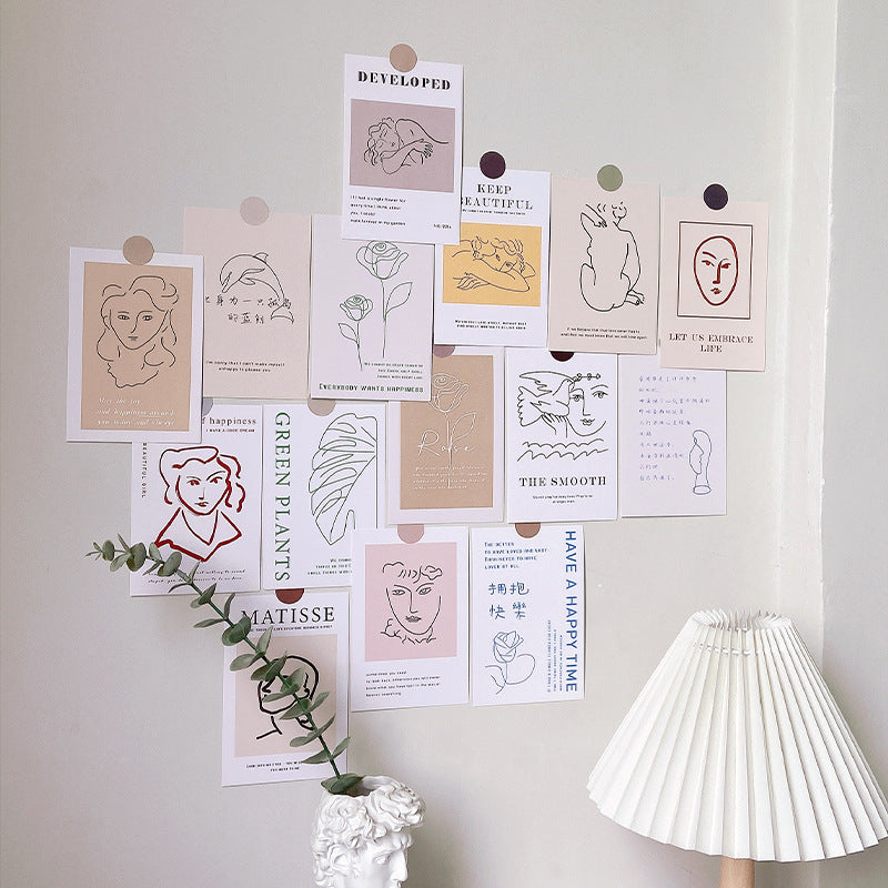 Embrace Drawings Wall Deco Cards