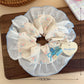 Blue Coquette Scrunchies