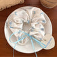 Blue Coquette Scrunchies