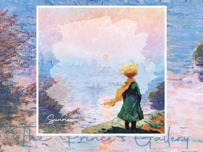 Little Prince Oil Painting Sticky Notes