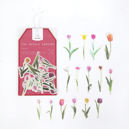 Garden Series Flower Stickers