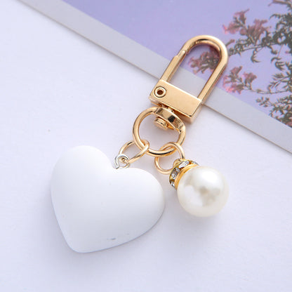Matte Heart Keychain