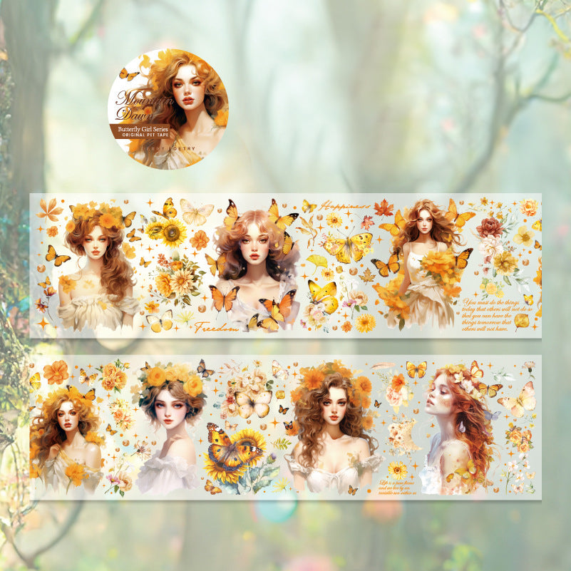 Butterfly Girl PET Tape