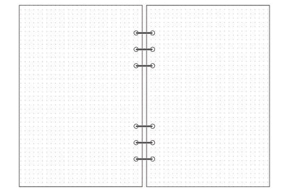 Loose Leaf A5 Notebook Refill Paper
