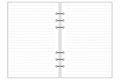 Loose Leaf A5 Notebook Refill Paper