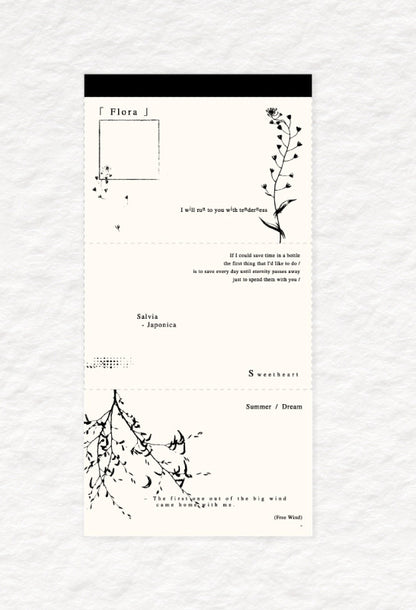 Tearable Paper Pad Spray Stories Series